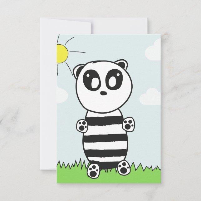 Tarjeta Niño Panda (Anverso)