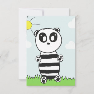 Tarjeta Niño Panda