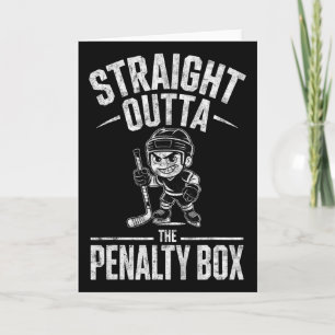 Tarjeta Niño Portero de Hockey sobre Hielo Directo de La P