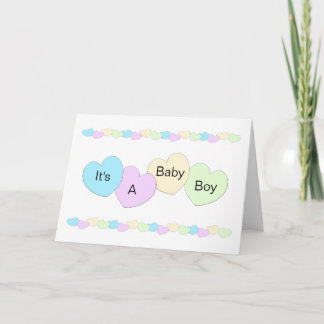Tarjeta Niño recién nacido personalizado