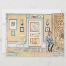 Niño sentado en la esquina (por Carl Larsson)