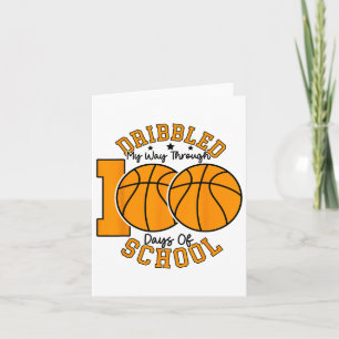 Tarjeta Niños 100 días de escuela niños Bysketll 100 días