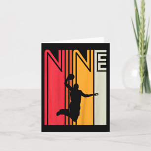 Tarjeta Niños 9 años Ret de 9 años