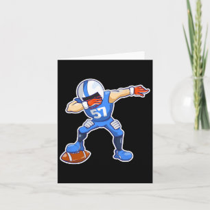 Tarjeta Niños bailando en balompié Dab Dance Gracioso Rega