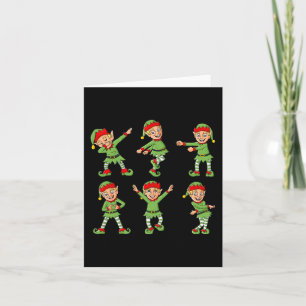 Tarjeta Niños Chicas del Desafío de Baile Elf
