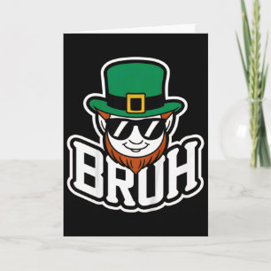 Tarjeta Niños Chicos Bruh Día de San Patricio _1