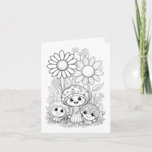 Tarjeta Niños Colorean Día de la Madre