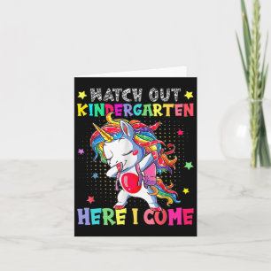 Tarjeta Niños Cuidado Viene el Jardín de Infantes Aquí Vue