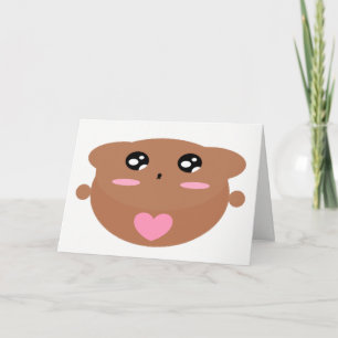 Tarjeta Niños Cuidadosos Diseños De Arte Cuto Oso De Teddy