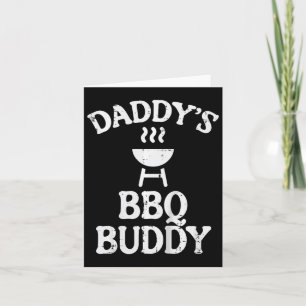 Tarjeta Niños Daddys Bbq Buddy Cute Barbacoa Partida Famil