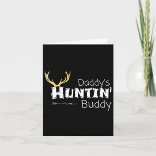 Tarjeta Niños Daddys cazando ropa de buey Chica Toddler