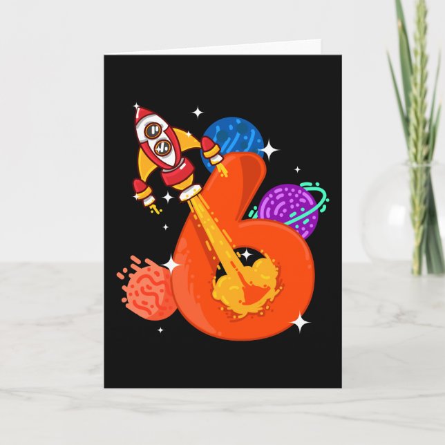 Tarjeta Niños de 6 años de edad (Anverso)