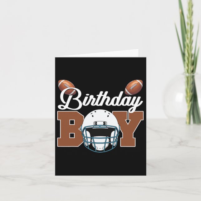 Tarjeta Niños de cumpleaños partido de cumpleaños masculin (Anverso)
