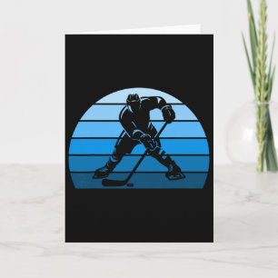 Tarjeta Niños de Hockey sobre Hielo Jugador de Hockey Chic