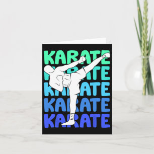 Tarjeta Niños de Karate