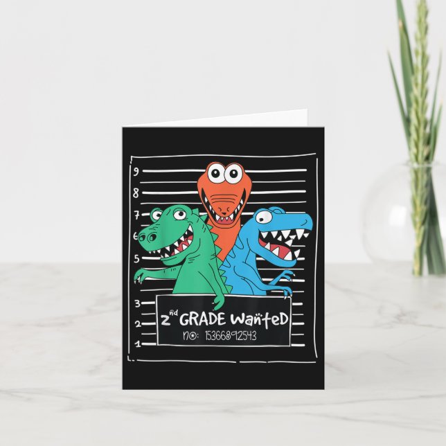 Tarjeta Niños de segundo grado querían dinosaurio Poster s (Anverso)