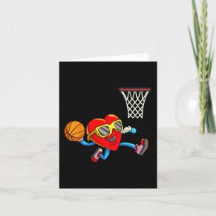 Tarjeta Niños día de San Valentín Niños Hombres Calor Dunk