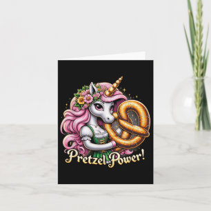 Tarjeta Niños divertidos de Drindl Pretzel Power de Unicor