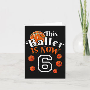 Tarjeta Niños Este Byller Es Ahora 6 Fun Bysketbyll Player