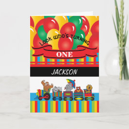Tarjeta Niños Feliz Cumpleaños | Circus Fun