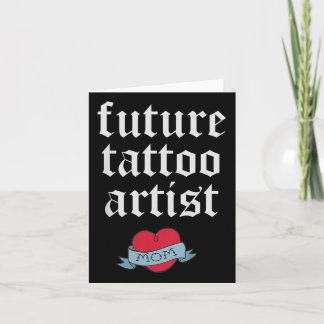 Tarjeta Niños Futuro Artista de Tatuajes Niños Pequeña Mad