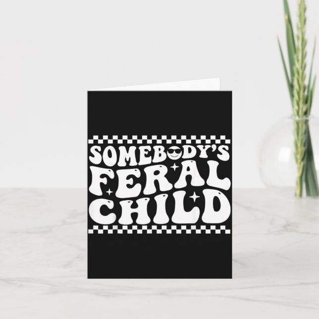 Tarjeta Niños Graciosos (Anverso)