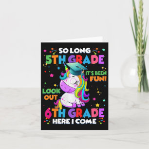 Tarjeta Niños Hasta El Quinto Graduado Aquí Llego El Sexto