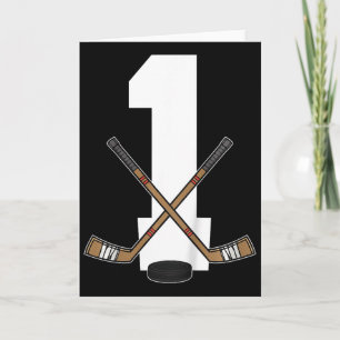 Tarjeta Niños Hockey sobre Hielo Niños Preescolar Niños 1e