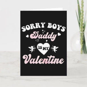 Tarjeta Niños Lo Siento Chicos Papá Es Mi San Valentín Chi