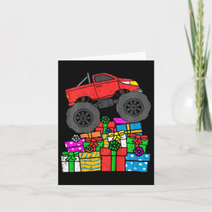 Tarjeta Niños Monstruos Navidades Niños Niños Niños Niños 