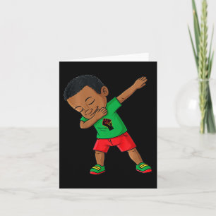 Tarjeta Niños mordiendo al Rey Negro Junetdecimo Melanin B