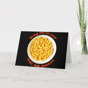 Tarjeta Niños Niños Tráiganme a su Macarrones con Queso De