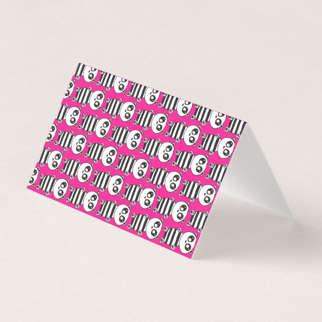 Tarjeta Niños Panda  (Anverso)