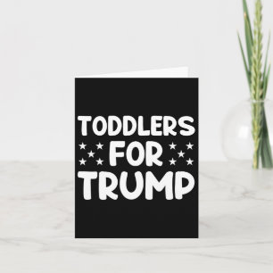 Tarjeta Niños Pequeños Para Trump Elección Presidencial Tr