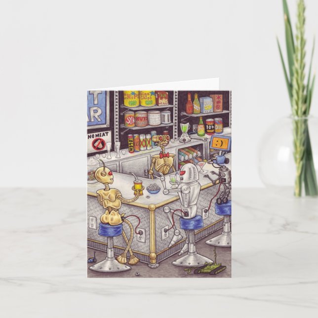 Tarjeta Nite de los Bots del notecard (Anverso)