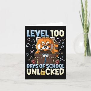Tarjeta Nivel 100 Días De Escuela Desbloqueados 1