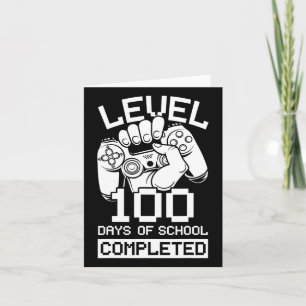 Tarjeta Nivel 100 Días De Juego De Video Completado En La