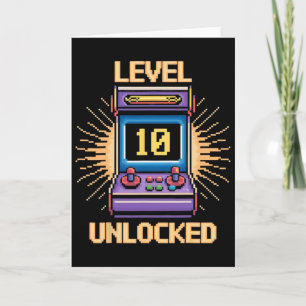 Tarjeta Nivel 10 Desbloquear jugador de cumpleaños de 10 a
