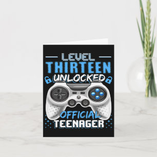 Tarjeta Nivel 13 Juego de video oficial de adolescentes si