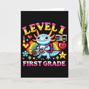 Tarjeta Nivel 1 Primer Grado Jugador Axolotl Videojuego Ck