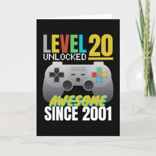 Tarjeta Nivel 20 Desbloqueado Increíble Desde 2001