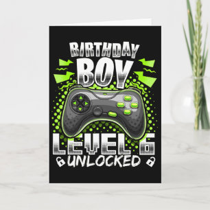 Tarjeta Nivel 6 Juego de Video Desbloqueado 6Aniversario G