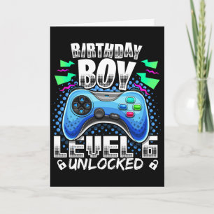 Tarjeta Nivel 6 Juego de Video Desbloqueado 6Aniversario G