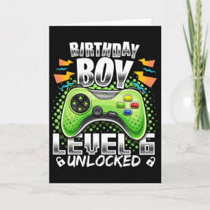 Tarjeta Nivel 6 Juego de Video Desbloqueado 6Aniversario G