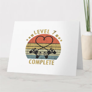 Tarjeta Nivel 7 Completo - Regalo de Aniversario de Bodas 