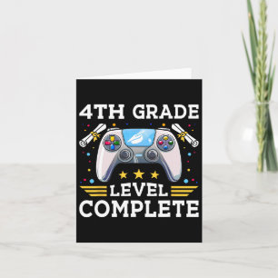 Tarjeta Nivel de 4to Grado Gamer Completo Cl de 2025 Gradu