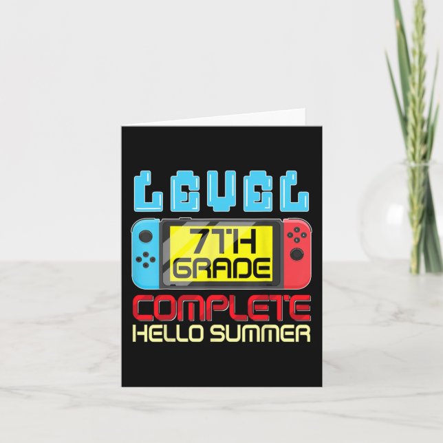 Tarjeta Nivel De Grado Completado El Último Día De Graduac (Anverso)
