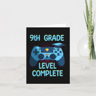 Tarjeta Nivel de Grado Completado Último Día de Escuela Gr