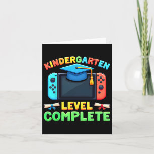 Tarjeta Nivel de jardín de infancia Graduación completa Cl