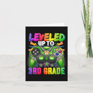 Tarjeta Nivelado Hasta 3º Grado De Gamer Ck A La Escuela P